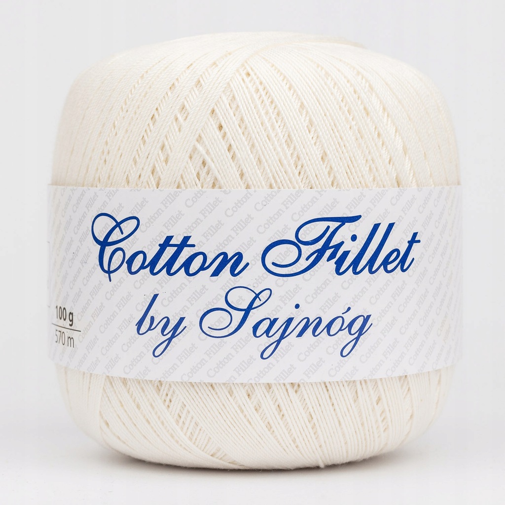 Kordonek Cotton Fillet by Sajnóg 0004 krem