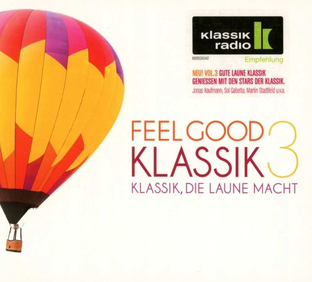 Sony Music Entertainment Feel Good Klassik,Vol. 3