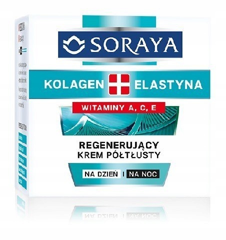 Soraya Kolagen Elastyna Regenerujący Krem półtłust