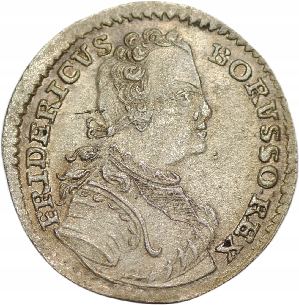 mk Niemcy 2 grosze 1751B Frederick II