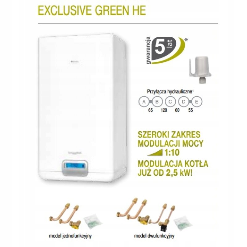 KOCIOŁ GAZOWY Beretta EXCLUSIVE GREEN 25 kW 1Funkc