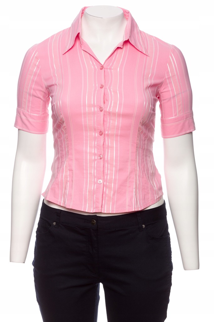 APART różowa koszula w paski r.XL