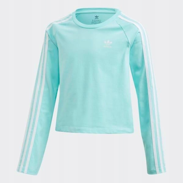 K7D714*ADIDAS BLUZKA NIEBIESKA LOGO 152/158 K01