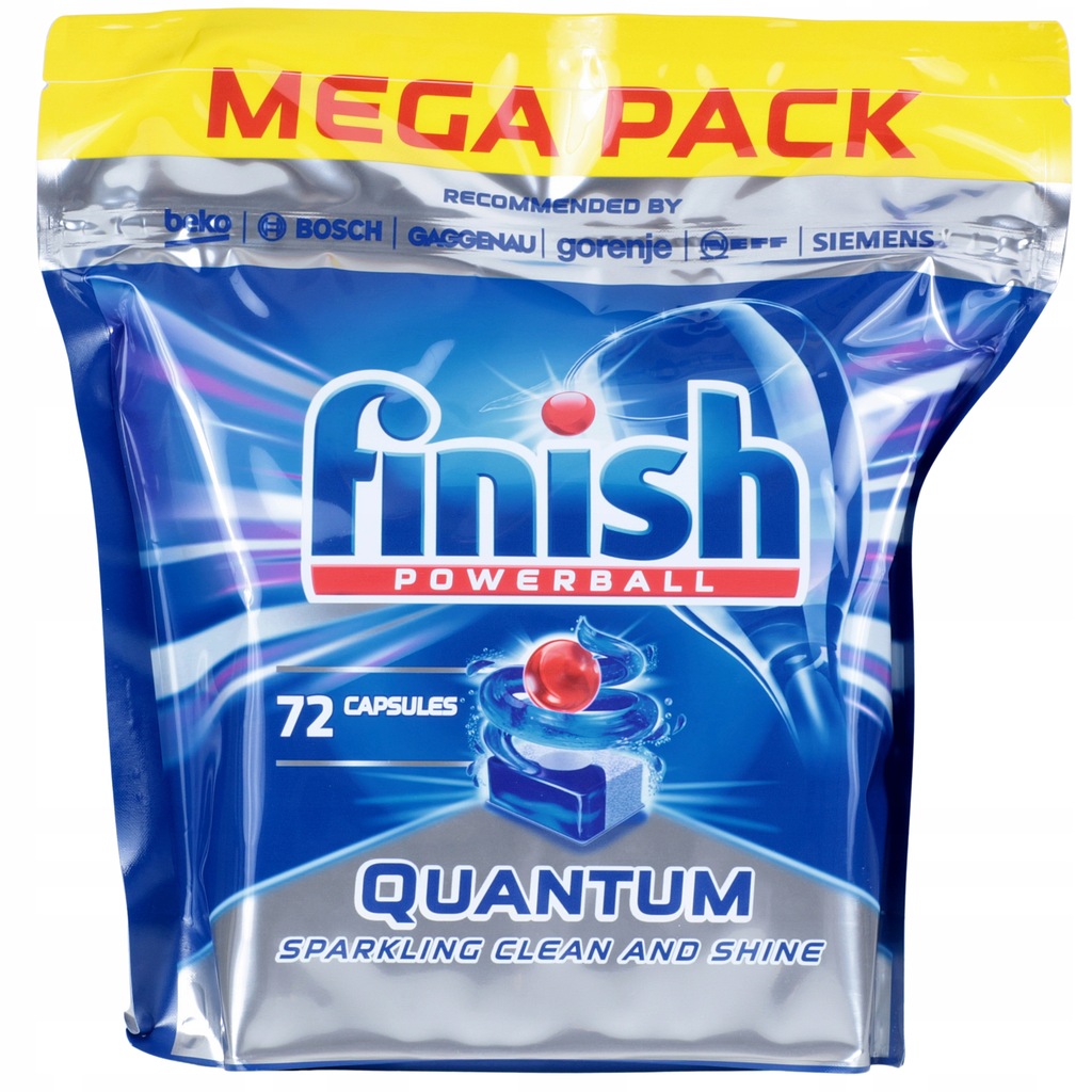 FINISH QUANTUM 72 kapsułki do zmywarki 13015287591 oficjalne