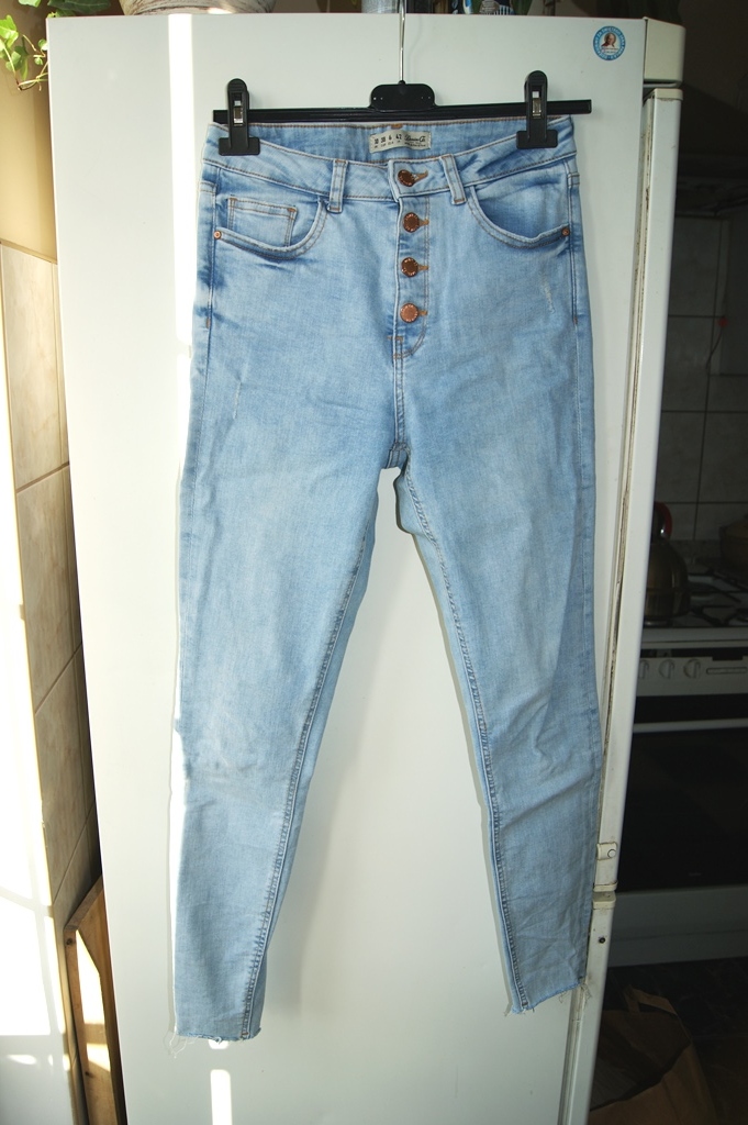 DENIM CO RURKI SKINNY JEANSOWE JEANSY WYSOKI STAN