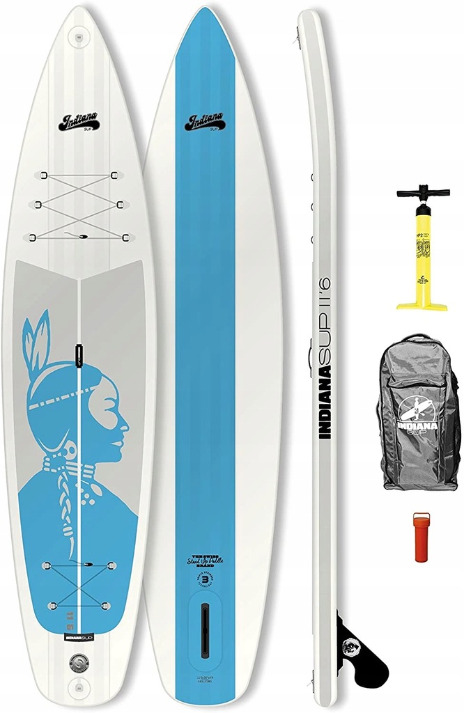 DESKA INDIANA SUP 11'6 TOURING WOMAN DUŻA KOMPLET