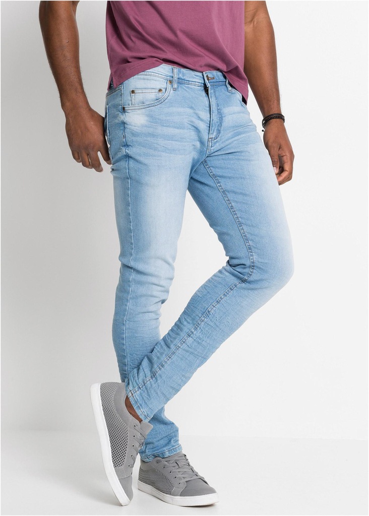 BB3N01 JEANSOWE SPODNIE SLIM FIT__48