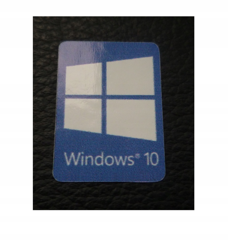073c Naklejka Windows 10 Label 16x22 mm