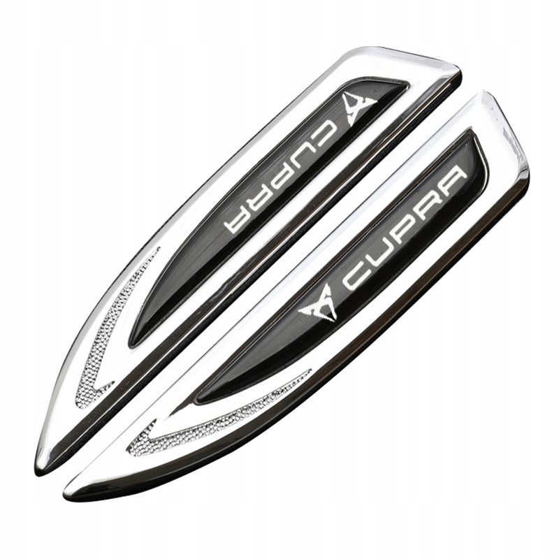 2szt Metalowa naklejka boczna samochodu Seat Cupra