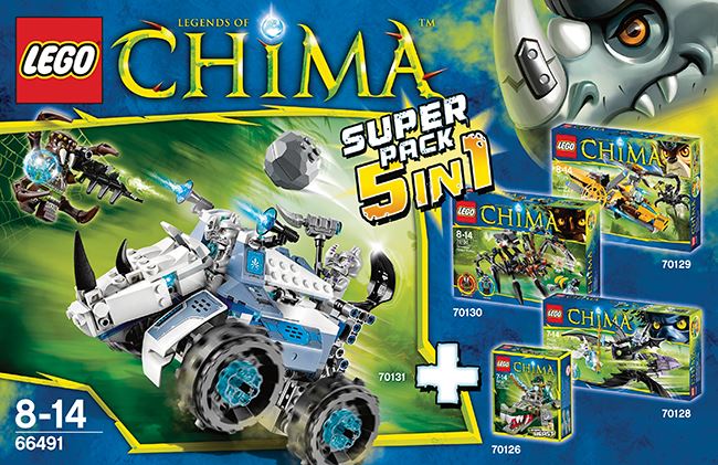 LEGO CHIMA 66491 5W1 70126 70128 70129 70130 70131