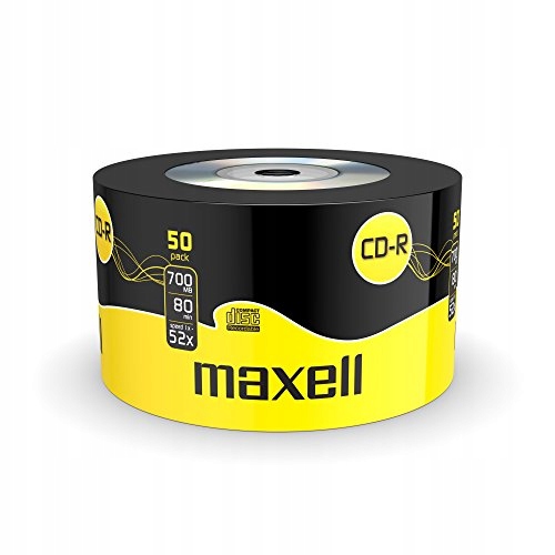 Płyty Maxell 624036 CD-R 52x 700 MB 50 sztuk