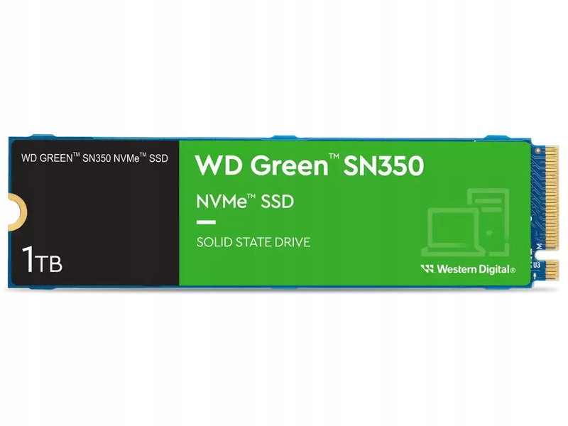 Western Digital Dysk Ssd Green 1TB M.2 2280 SN350