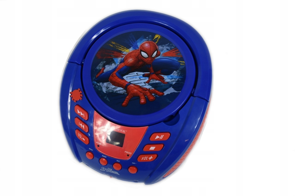 Boombox Odtwarzacz CD AUX Spiderman