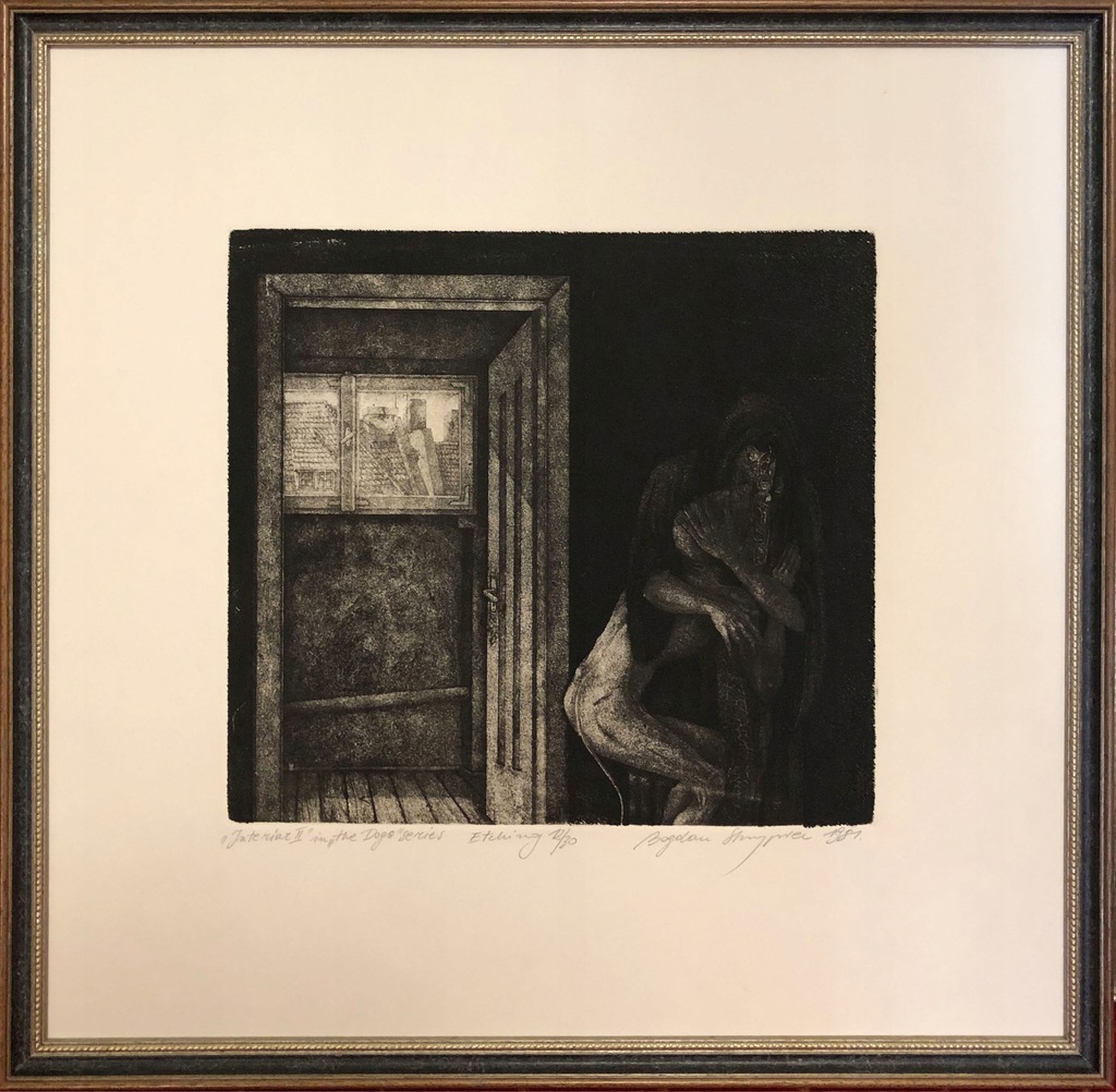 grafika Bogdan Skrzypiec, 40x39 cm