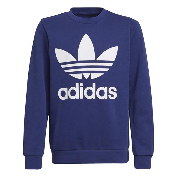 Bluza Dziecięca adidas H37743 TREFOIL CREW Niebieska 170