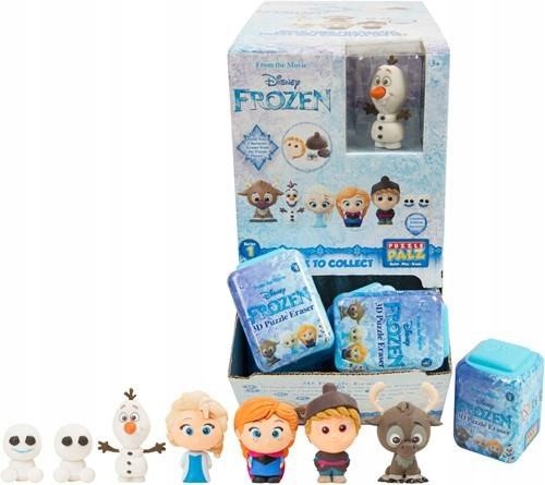 Frozen gumki figurki Puzzle 3D niespodzianki