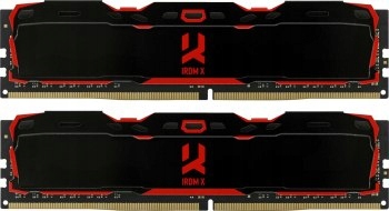 GOODRAM DDR4 16GB PC4-25600 (3200MHz) 16-20-20 DUAL CHANNEL KIT IRDM X BLAC