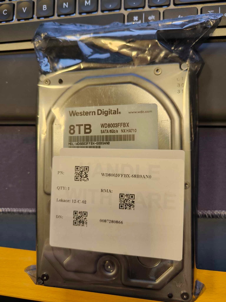 Dysk twardy Western Digital WD8003FFBX 8TB SATA III 3,5"