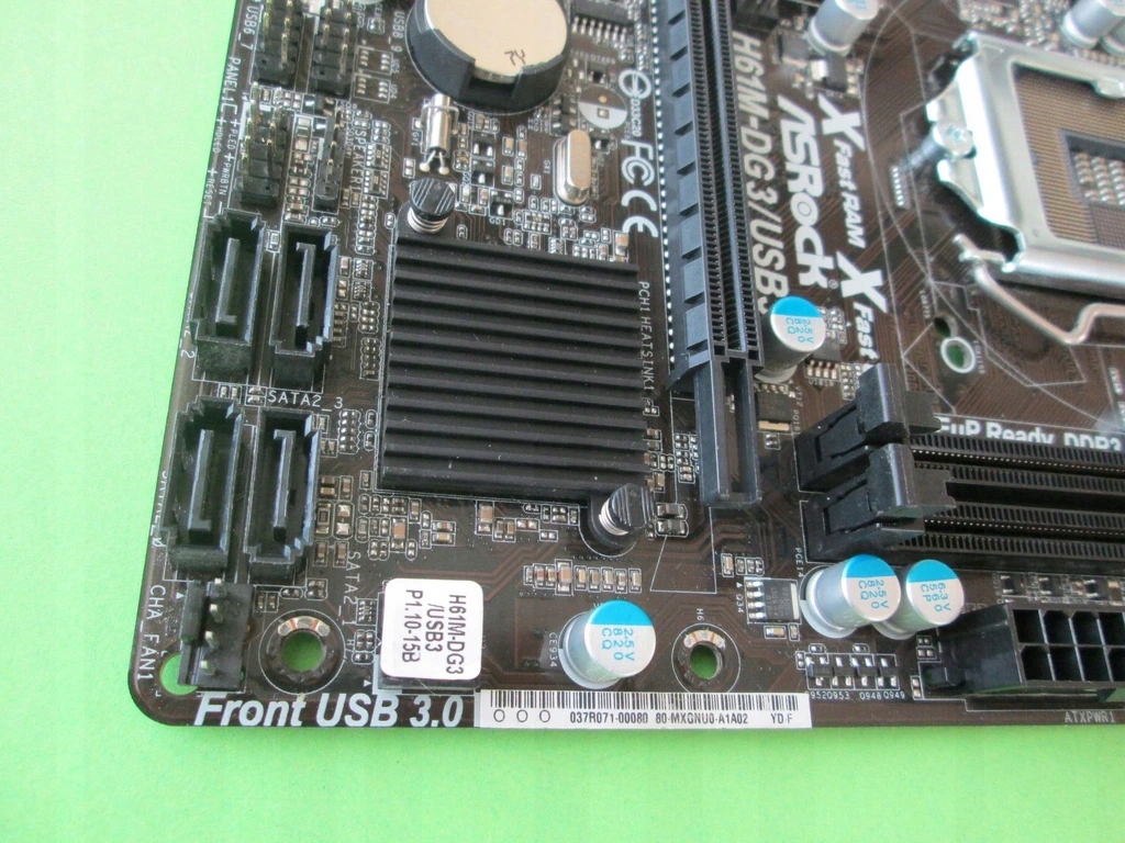 __ASRock H61M-DG3/USB3 DDR3-1600Mhz Gen3 LGA1155 - 11821199615 ...