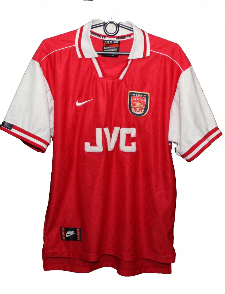 95/96 Domowa Koszulka Nike Arsenal JVC The Gunners