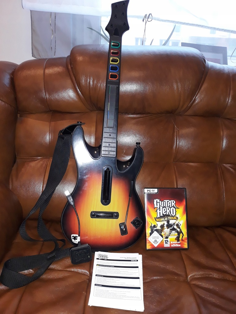 Guitar Hero Pc Gitara Plus Gra Gh World Tour 7894985819 Oficjalne Archiwum Allegro