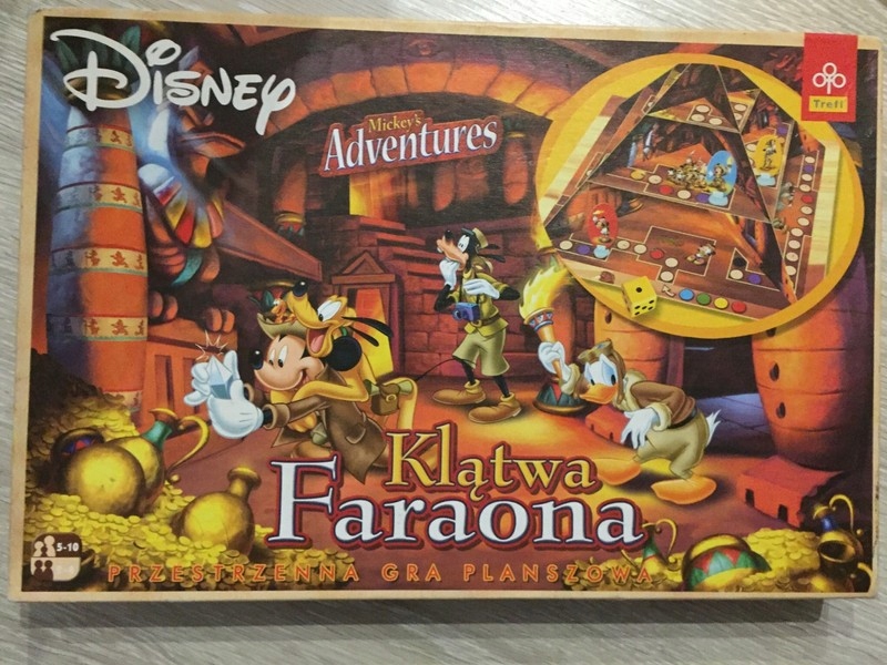 Disney Gra Planszowa Myszka Mickey Klatwa Faraona 8397680443 Oficjalne Archiwum Allegro