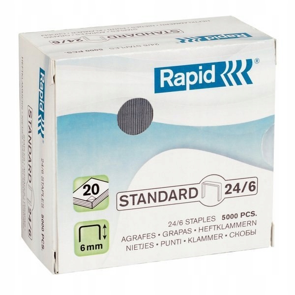 Zszywki RAPID Standard 24/6 5M 24859800