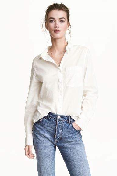 32F021 H&M__Z06 KOSZULA CASUAL KIESZEŃ__S