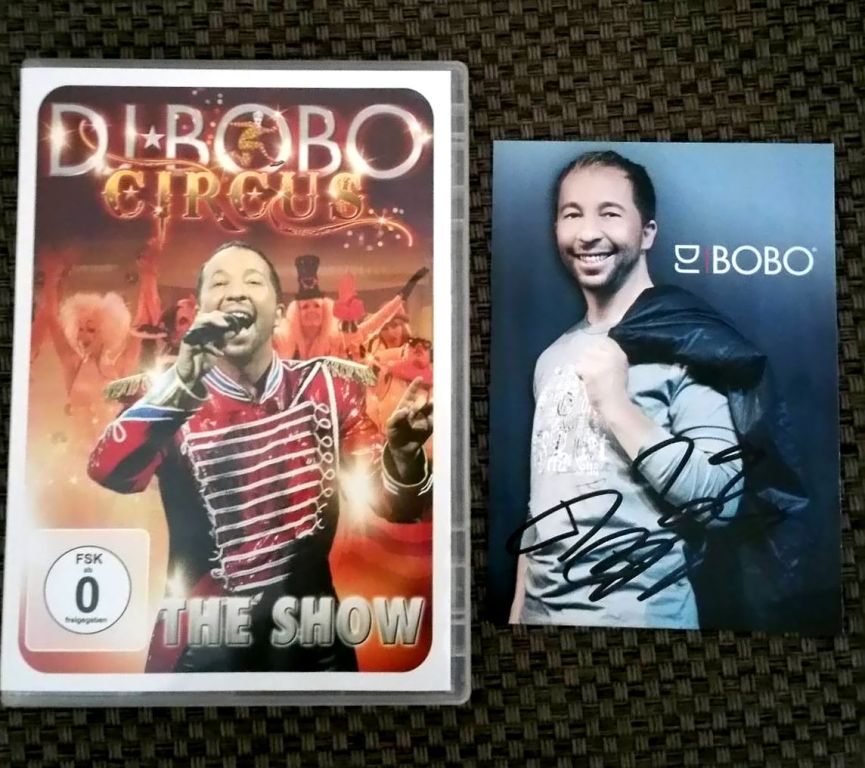 DJ BOBO - CIRCUS: THE SHOW LIVE PŁYTA Z AUTOGRAFEM