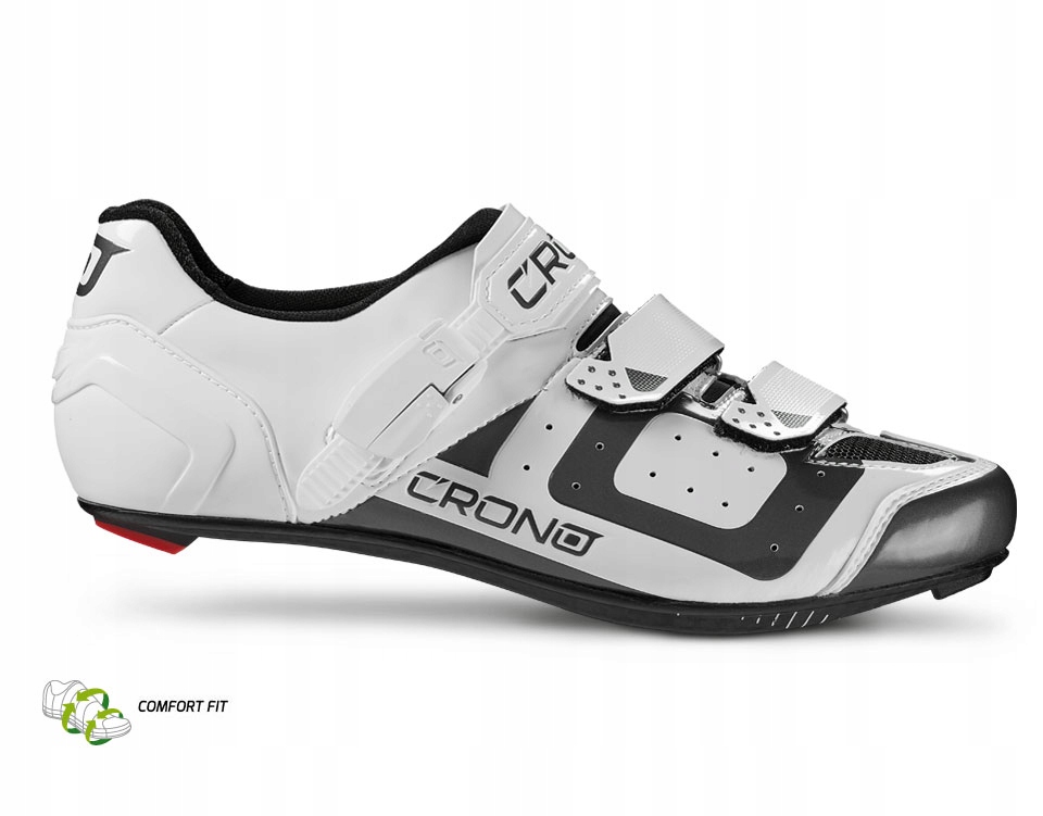 CRONO CR3 nylon - szosowe buty rowerowe, białe 44