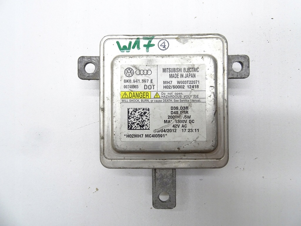 PRZETWORNICA XENON 8K0941597E AUDI A4 B8 A5 8T A6 C6