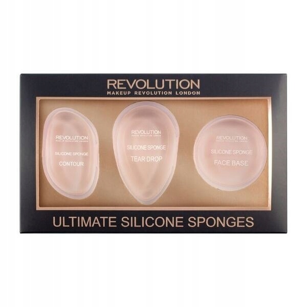 Makeup Gąbki Ultimate SiliconeSponges Set 1op-3szt