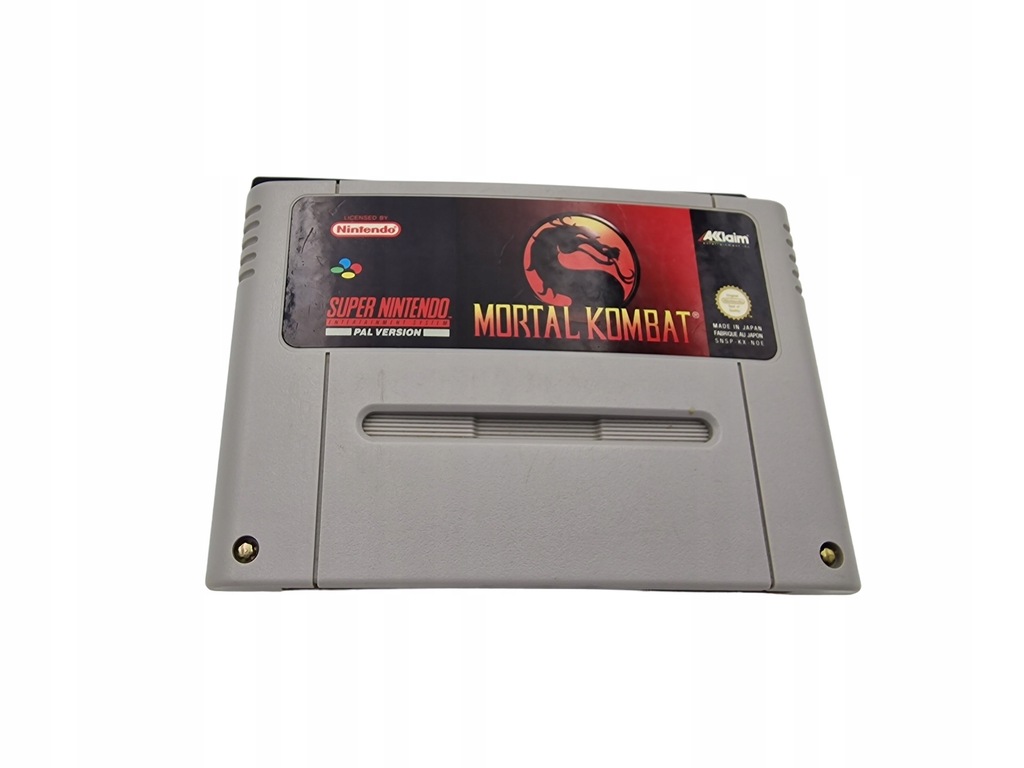 NINTENDO SNES MORTAL KOMBAT