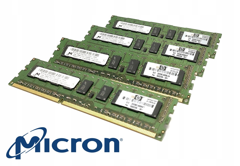Micron DDR3, 8GB (4szt*2GB), MT18JSF25672AZ-1G4F1