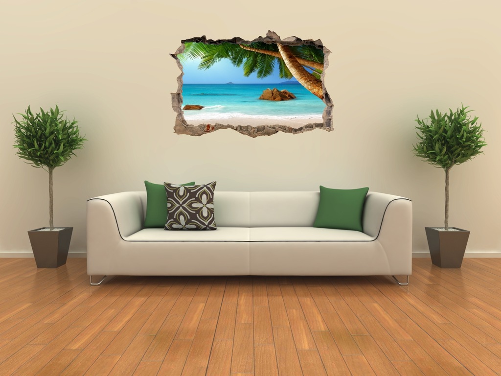Купить НАСТЕННЫЕ НАКЛЕЙКИ Hole PLAZA PALM 39 70x46 см: отзывы, фото и ...