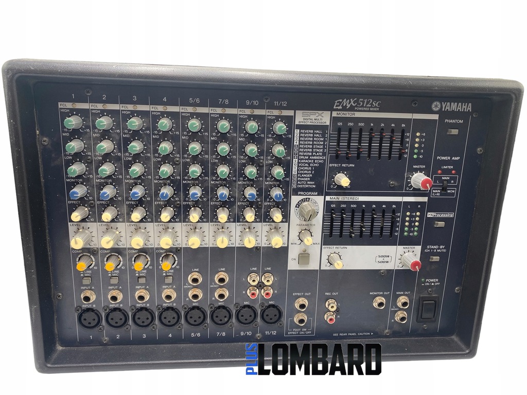 Power Mixer Yamaha EMX512SC 12884298675 oficjalne archiwum Allegro