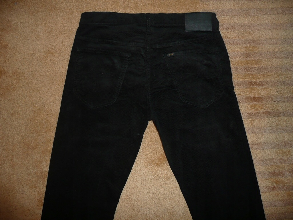 Spodnie sztruksowe LEE W32/L36=43,5/116cm