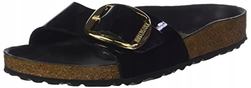 BUTY BIRKENSTOCK MADRID BIG BUCKLE KLAPKI CZERŃ 41