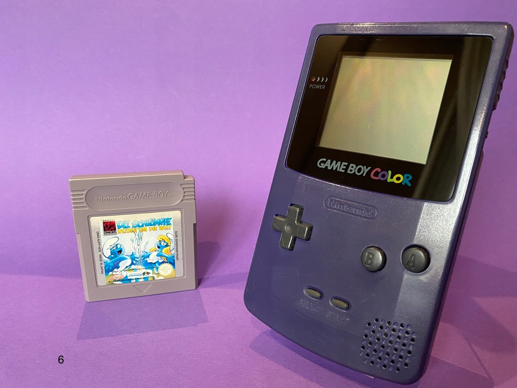 Nintendo Game Boy Color + GRA Smerfy