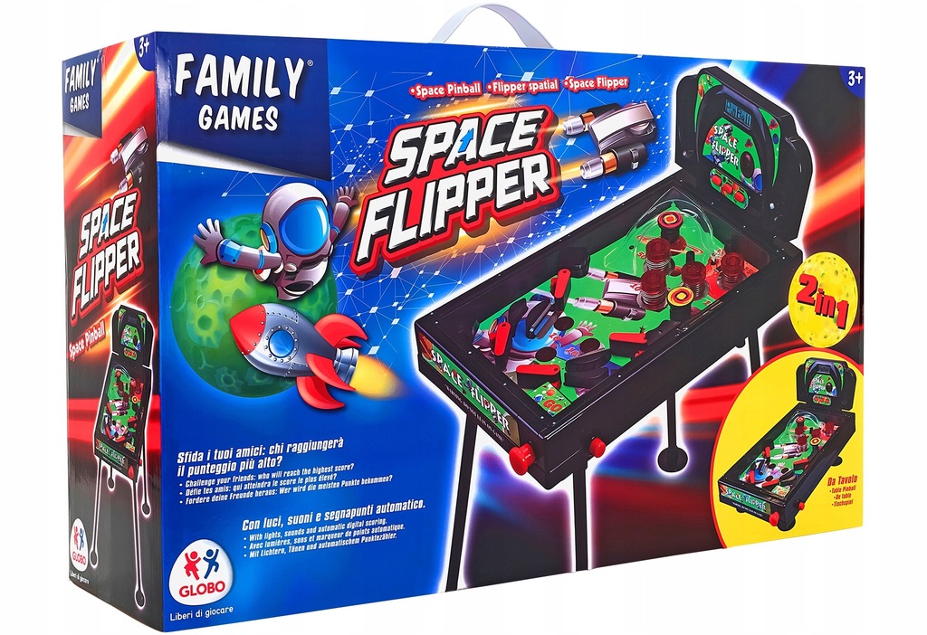 Space Flipper gra PinBall na nogach efekty dźwięk.