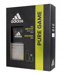 ADIDAS PURE GAME ZESTAW DEO 150ml AFTER-SHAVE 50ml