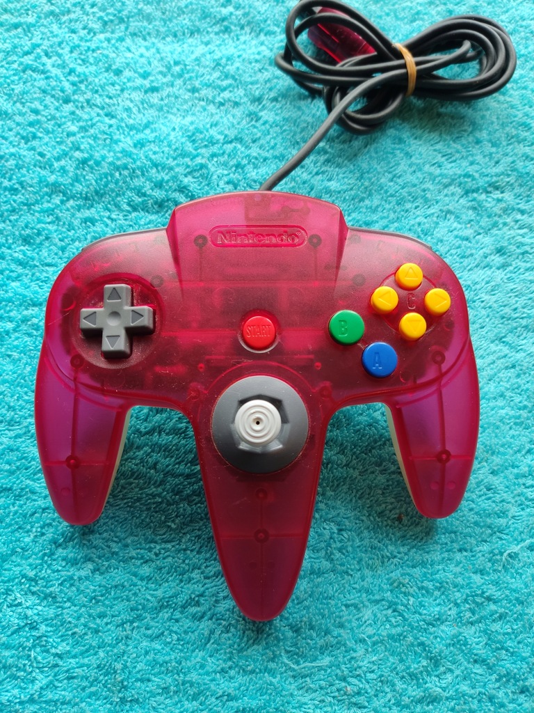 Kontroler Nintendo 64 Red/White
