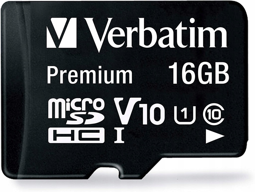 21W Verbatim Karta pamięci microSD HC 16 GB