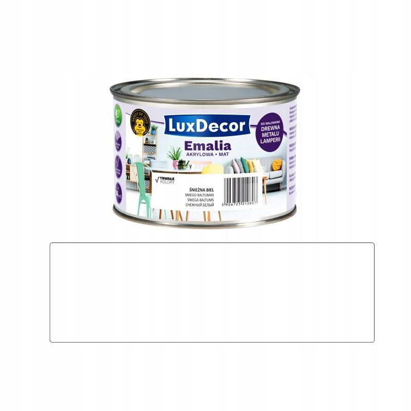 UNICELL LUXDECOR ŚNIEŻNA BIEL 0,4L MAT