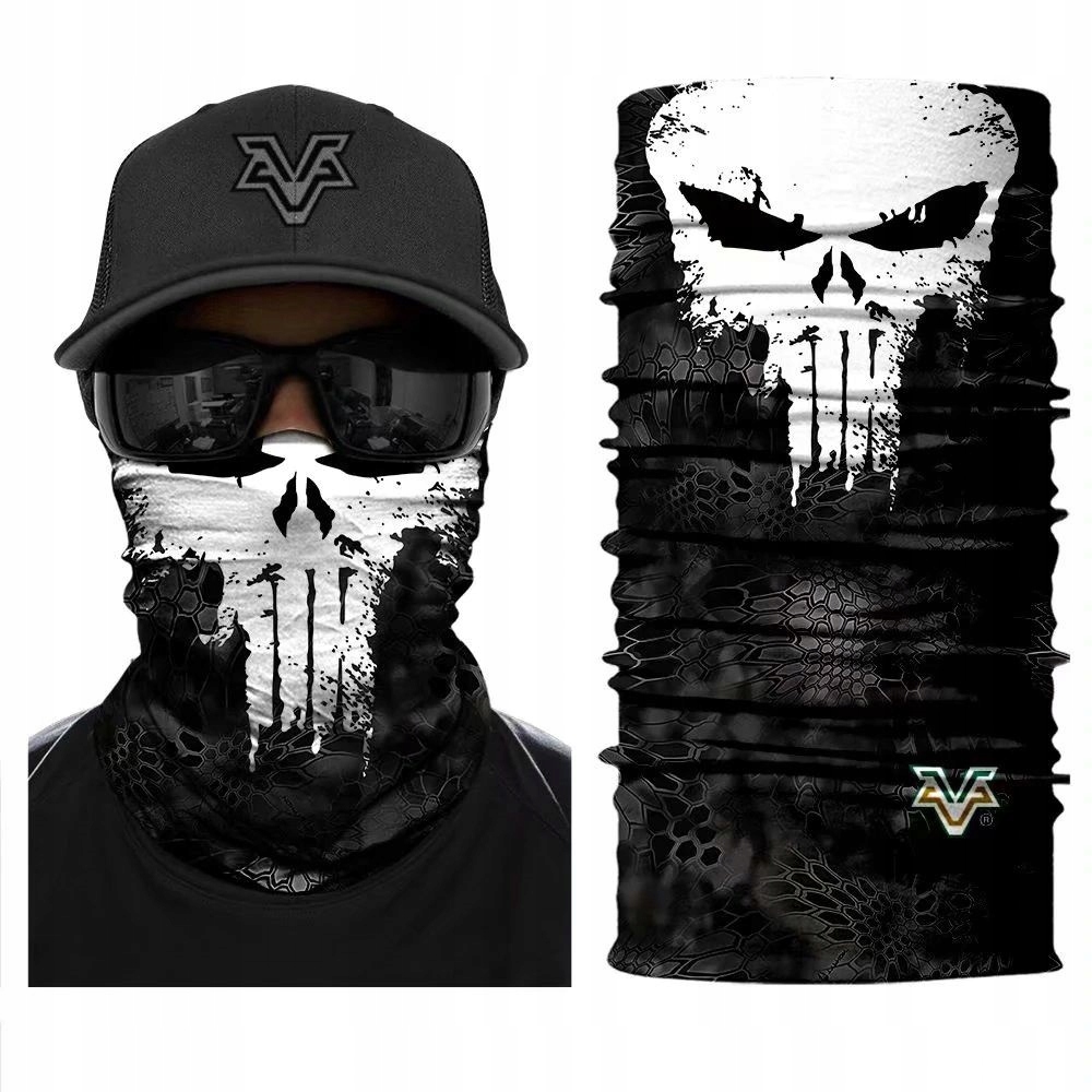 3D bandana Punisher szalik kominiarka