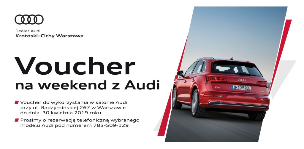 Voucher - Weekend z AUDI