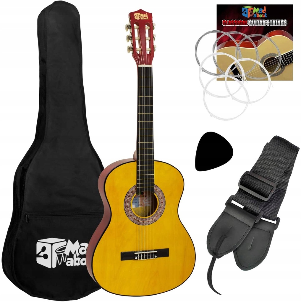 Hiszpańska gitara klasyczna z torbą