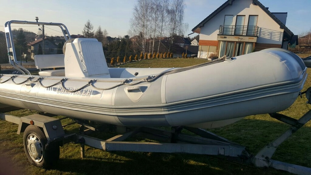 ŁÓDŹ MOTOROWA TYPU RIB ZODIAC CHIROKI 480