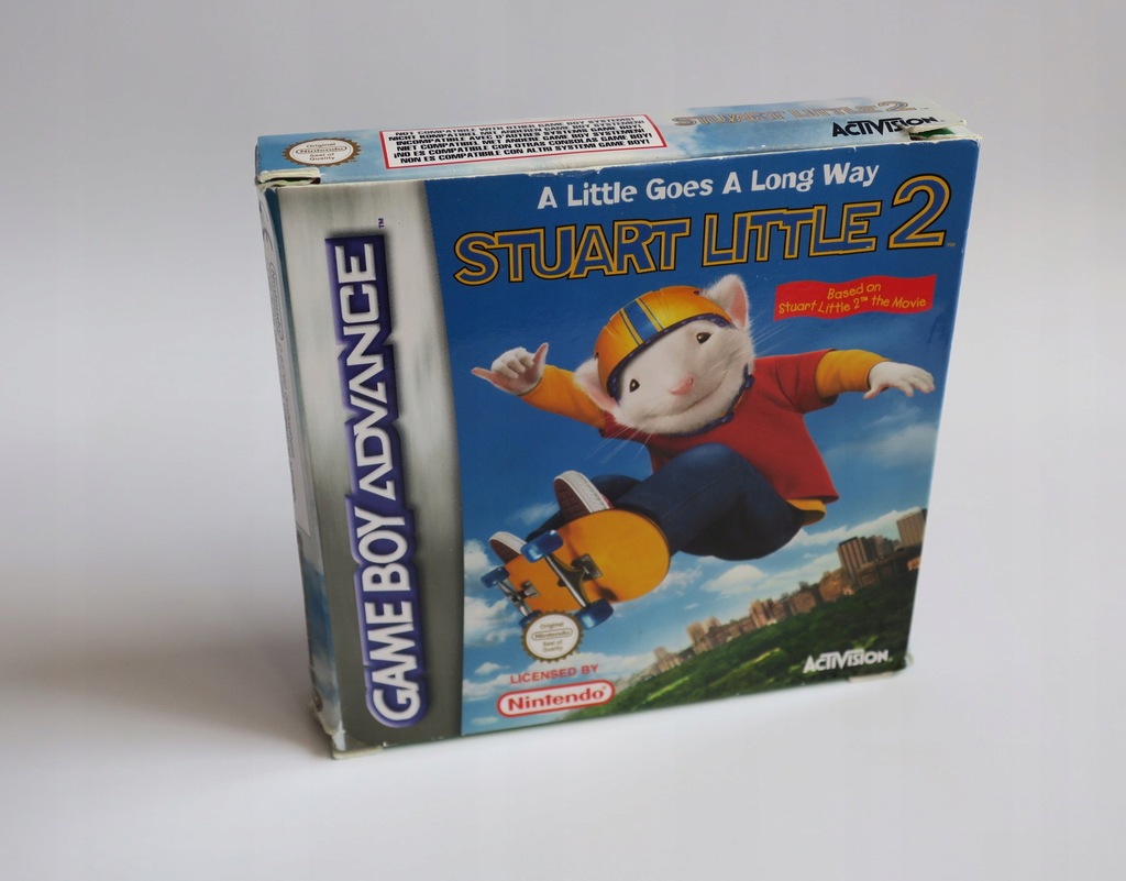 GBA STUART LITTLE 2 GAME BOY GAMEBOY ADVANCE