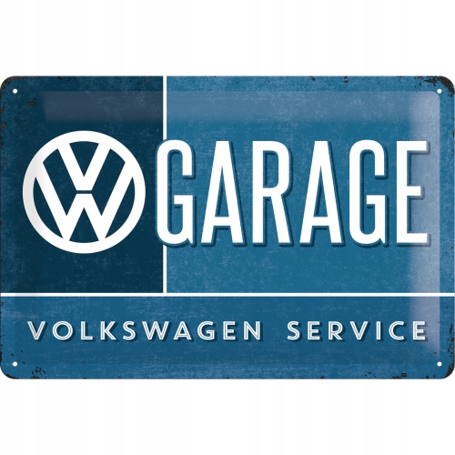 Plakat blaszany 20x30cm VW Garage prezent retro